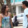 Juliana (Vanessa Gerbelli) oferece joias a Jairo (Marcello Melo Jr.) em troca da guarda de Bia (Bruna Faria, mas ele recusa, na novela 'Em Família'