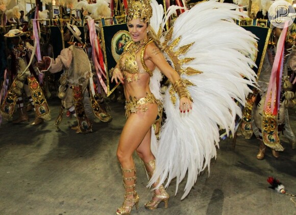 O desfile da Grande Rio marcou o retorno de Antonia Fontenelle ao Carnaval
