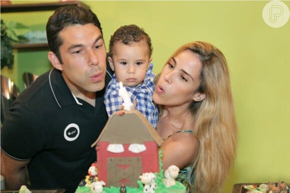Wanessa e Marcus Buaiz celebram o primeiro aniversário do filho, José Marcus