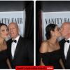 Bruce Willis e a namorada posam românticos na cabine do Oscar 2014