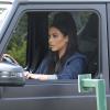 Kim Kardashian se envolve em acidente de carro em Los Angeles, nos Estados Unidos, em 11 de março de 2014