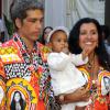 Regina Casé batiza o filho caçula, Roque, de 8 meses, em cerimônia ecumênica em Mangaratiba, Costa Verde do Rio de Janeiro, no sábado, 15 de março de 2014