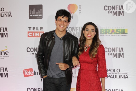 Mateus Solano e Fernanda Machado na pré-estreia do filme "Confia Em Mim", no Cinemark Iguatemi, em São Paulo, na noite desta segunda-feira, 24 de março de 2014pré-estreia do filme "Confia Em Mim", no Cinemark Iguatemi em SP