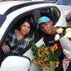 Após ser assaltada em São Paulo, Roberta Miranda tirou foto com um florista