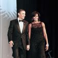 Para acompanhar o marido, Barack Obama, no jantar da premiação Phoenix da Caucus Foundations, Michelle Obama escolhe um pretinho básico. O evento aconteceu no Centro de Convenções Walter E. Washington, em 2009
