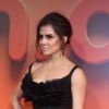 Looks dos famosos na festa 'Vem aí', da TV Globo: Deborah Secco optou por um vestido Prada