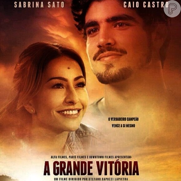 No dia 1 de maio estreia o filme 'A Grande virada', que Caio protagoniza ao lado de Sabrina Sato