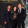 Kristen Stewart protagonizou a saga "Crepúsculo" ao lado de Robert Pattinson e Taylor Lautner