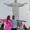 O rapper esteve no Rio de Janeiro pela primeira vez no Carnaval de 2013 com a noiva Kim Kardashian