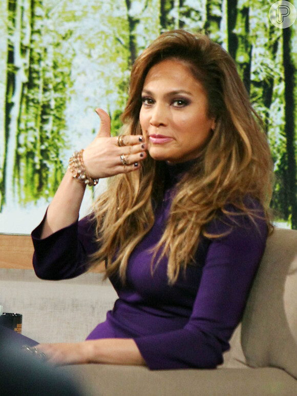 Jennifer Lopez participa do programa 'Good Morning America'