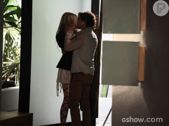 Isabelle Drummond e Fiuk gravam cena de beijo para nova novela