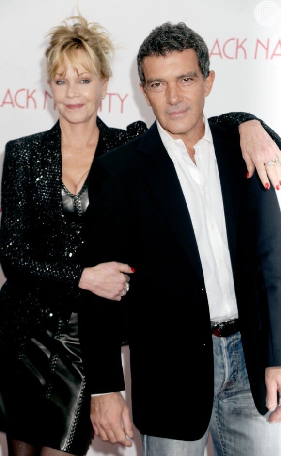Melanie Griffith é casada com o ator Antonio Banderas