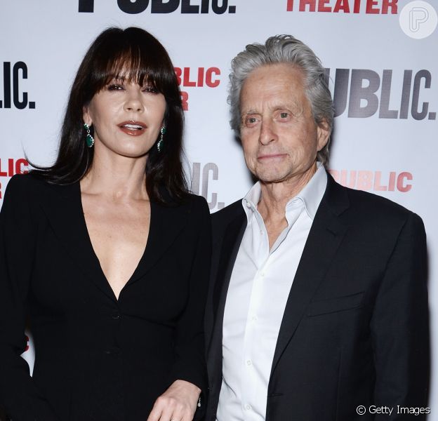 Michael Douglas e Catherine Zeta-Jones vão juntos ao ...