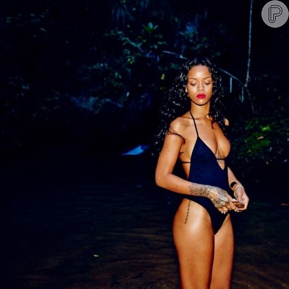Rihanna aproveitou para curtir os pontos turísticos do Rio de Janeiro