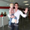Jonatas Faro e seu filho, Gael, fruto do relacionamento com a atriz Danielle Winits