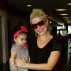 Samara Felipe foi com a filha Alicia, de 4 anos, do relacionamento com o jogador de basquete Leandrinho