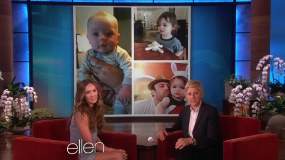 Megan Fox apresenta filho caçula, de dois meses, no programa de Ellen Degeneres