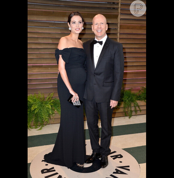 A quinta filha do ator Bruce Willis, Elvelyn Penn, fruto do casamento com a modelo Emma Heming, nasceu na última segunda-feira, 5 de maio de 2014