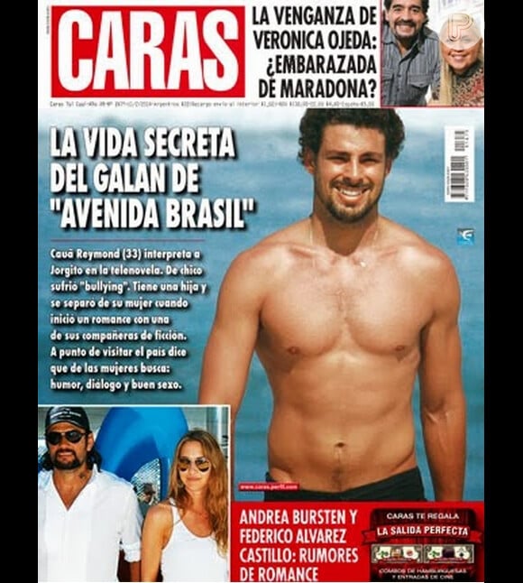 Cauã Reymond também foi capa da versão argentina da revista 'Caras'