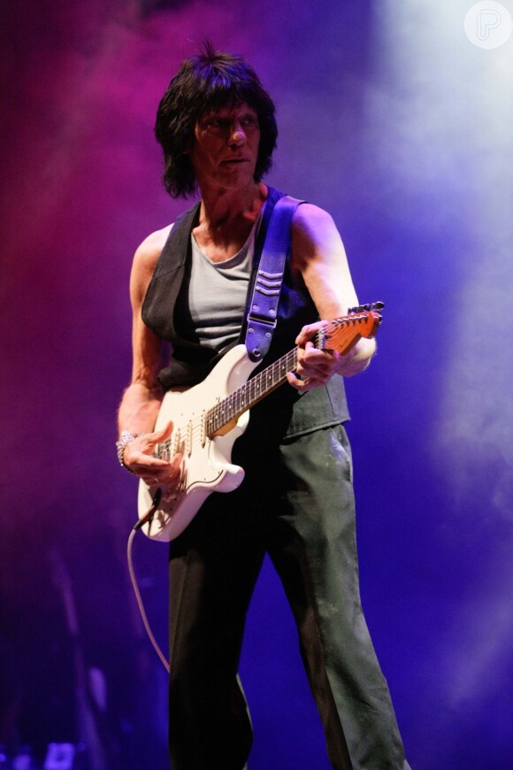 Guitarrista Jeff Beck, considerado um dos melhores do mundo, também se apresentou no festival Best of Blues