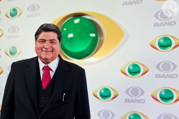 José Luiz Datena apresenta o programa 'Brasil Urgente', na Band