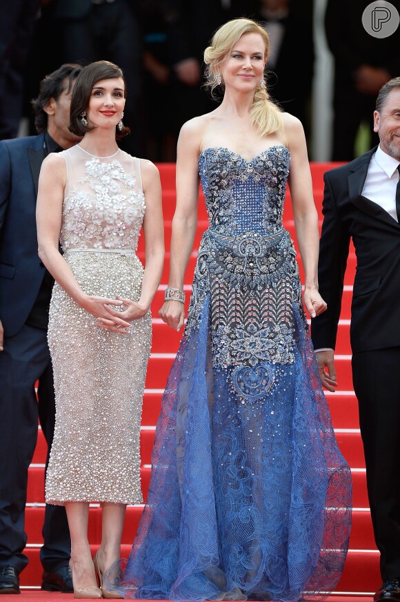 Nicole Kidman veste Armani Privé e Paz Vega veste Elie Saab no Festival de Cannes 2014