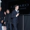 Ian Somerhalder causou alvoroço nas fãs ao aparecer na porta da casa Fares, no Jardim Europa, São Paulo, momentos antes da abertura de um evento, nesta quarta-feira, 14 de maio de 2014