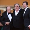 Gerard Depardieu arriving at the The Homesman screening held at the Palais Des Festivals in Cannes, France on May 18, 2004, as part of the 67th Cannes Film Festival. Photo by Lionel Hahn/ABACAPRESS.COM18/05/2014 - Cannes