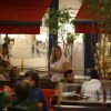 Flávia Alessandra e Paulo Gustavo aproveitaram momento de folga e jantaram no Shopping Village Mall, na Barra da Tijuca, Zona Oeste do Rio de Janeiro, nesta segunda-feira, 19 de maio de 2014
