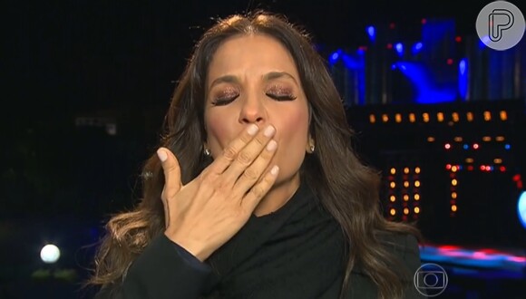 Ivete Sangalo manda beijo para Fernanda Lima e para a equipe do 'Super Star': 'Estou com saudade de vocês'