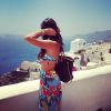 Bruna Marquezine apareceu com a tatuagem durante uma viagem à Grécia