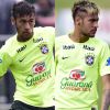 Neymar prometeu mudar o cabelo para a Copa do Mundo e cumpriu. Na primeira semana da competição, o jogador apareceu com os fios loiros