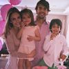 Kaká e Carol Celico são pais de Luca, de 6 anos, e Isabella, de 3