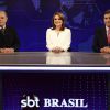 Carlos Nascimento vai se revezar com Joseval Peixoto na bancada do 'SBT Brasil' (11 de junho de 2014)