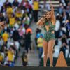 Claudia Leitte cantou com Pitbull e Jennifer Lopez a música da Copa do Mundo