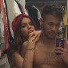 Neymar se declara para Bruna Marquezine no Instagram, nesta sexta-feira 12 de junho de 2014. 'Te amo, preta', legendou o jogador a foto postada no Instagram