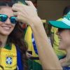 Bruna Marquezine assiste ao jogo da Seleção Brasileira ao lado da cunhada, Rafaella Beckran, e de amigas