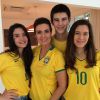 Fátima Bernardes torce pelo Brasil e arrisca placar do jogo contra o  México desta terça-feir, 17: '2x1 com gol de Neymar e Jô', palpitou a jornalista