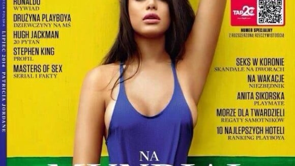 Patrícia Jordane, vetada por Neymar no Brasil, é capa da 'Playboy' na Polônia