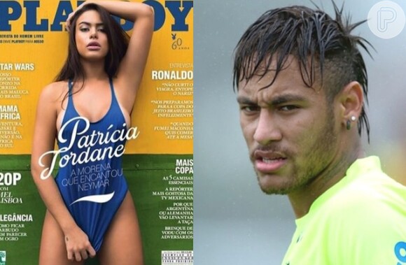 Neymar conseguiu suspender na Justiça a a venda de novos exemplares da revista "Playboy" de junho, que traz Patrícia Jordane na capa. O jogador ficou irritado com o fato da revista ter citado o seu nome na capa