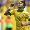 Neymar está concentrado com a seleção brasileira de futebol na Granja Comary, em Teresópolis, na região serrana do Rio de Janeiro. O atacante joga a Copa do Mundo no Brasil
