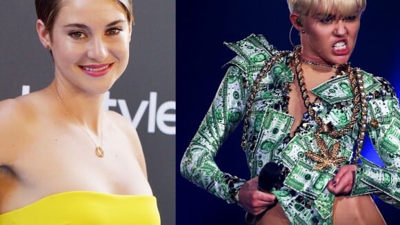 Shailene Woodley defende Miley Cyrus: 'Não é da sua conta o que ela faz'