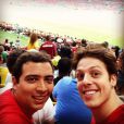 Fábio Porchat conferiu de perto os jogos da Copa do Mundo nos estádios