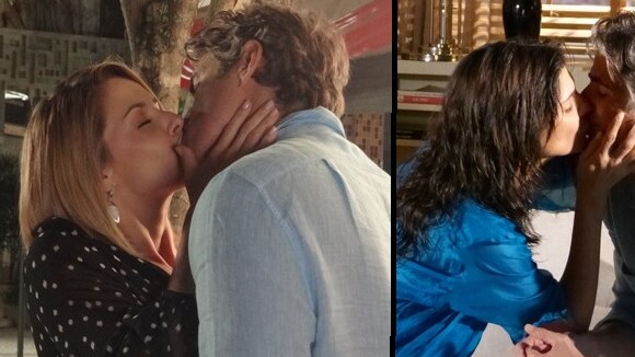 'Em Família': Cadu (Reynaldo Ginacchini) ganha beijo de Silvia e Verônica