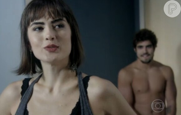 Maria Casadevall e Caio Castro fizeram a temperatura subir em 'Amor à Vida'