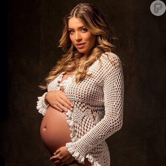 Luma Costa fez um lindo ensaio fotográfico para registrar os últimos momentos da gravidez