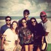 Kaká passou uma temporada no Brasil em meados de junho de 2014; jogador esteve na Bahia com amigos e a mulher, Carol Celico