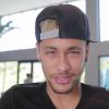 Neymar fala pela primeira vez após ser cortado da Copa do Mundo por lesão na vértebra neste sábado, 5 de julho de 2014