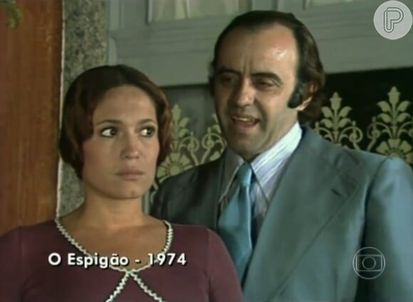 Susana Vieira se emociona ao relembrar cena com Mauro Mendonça na novela 'O Espigão' (1974)