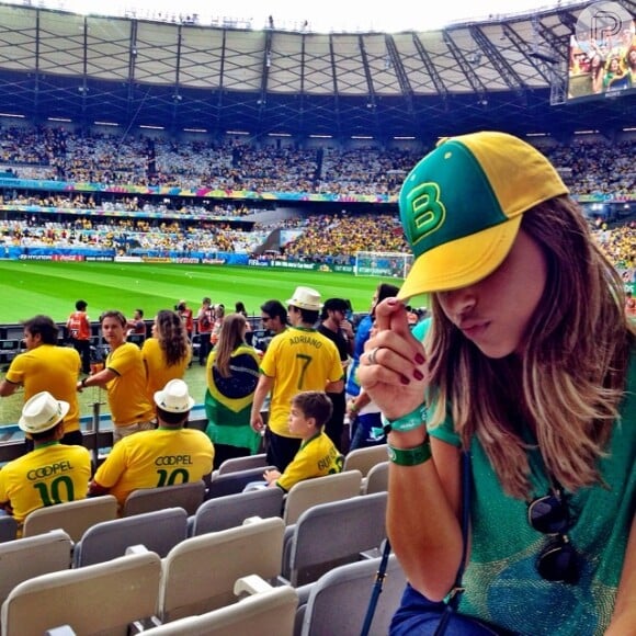 Mariana Rios vai ao Mineirão assistir ao jogo do Brasil contra a Alemanha